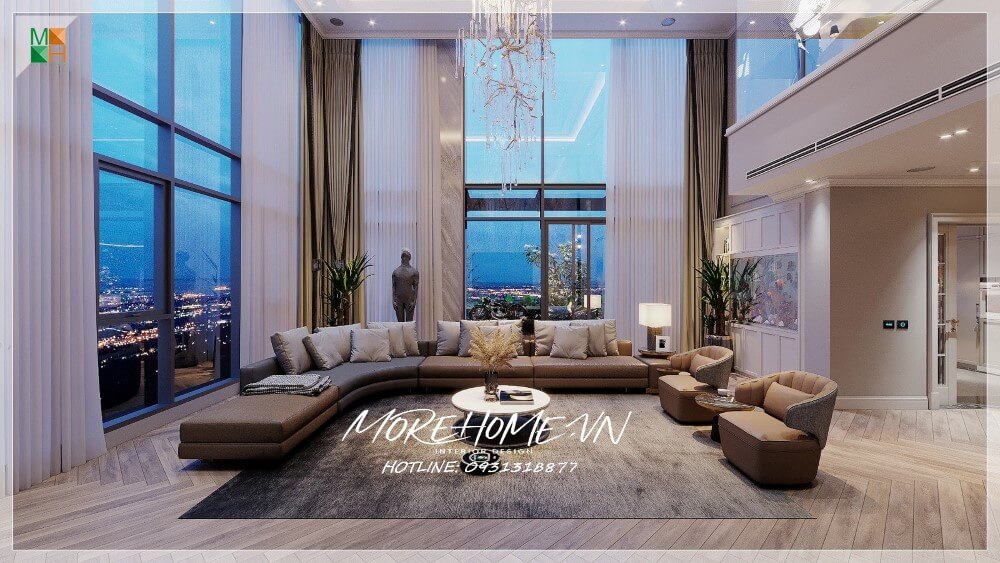  *Thiết Kế Tân Cổ Điển: Vẻ Đẹp Vượt Thời Gian Tại Duplex Hà Nội